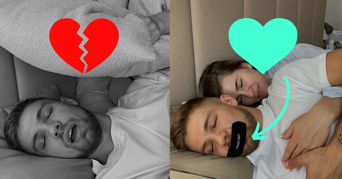 Pásky na ústa ti môžu zachrániť manželstvo